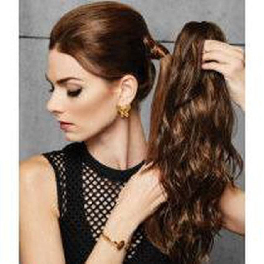 18" Simply Curly Claw Clip Ponytail Extension Heat-Friendly