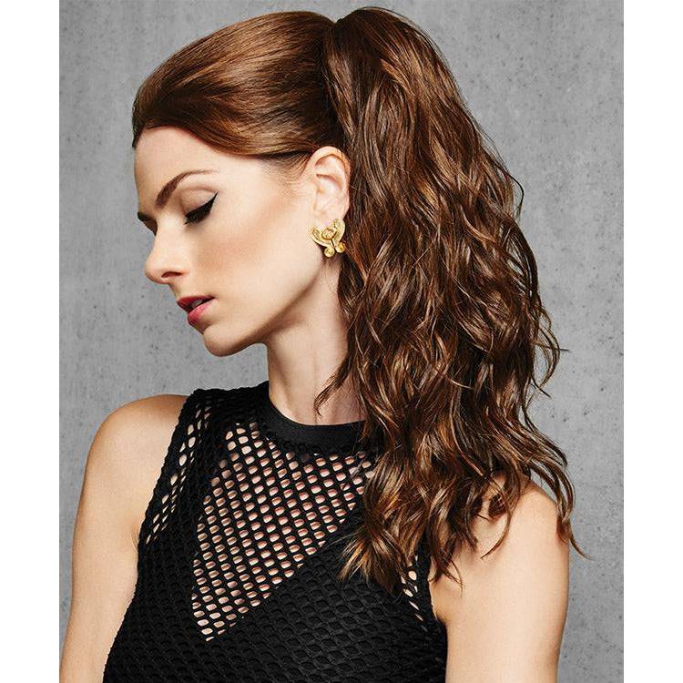 18" Simply Curly Claw Clip Ponytail Extension Heat-Friendly
