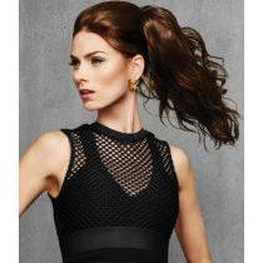 18" Simply Curly Claw Clip Ponytail Extension Heat-Friendly