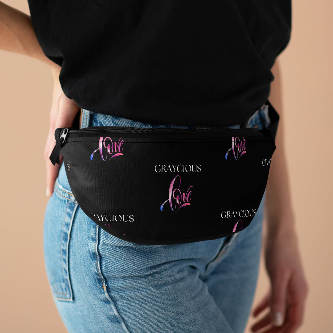 Modern unisex fanny pack with adjustable strap and multiple storage pockets