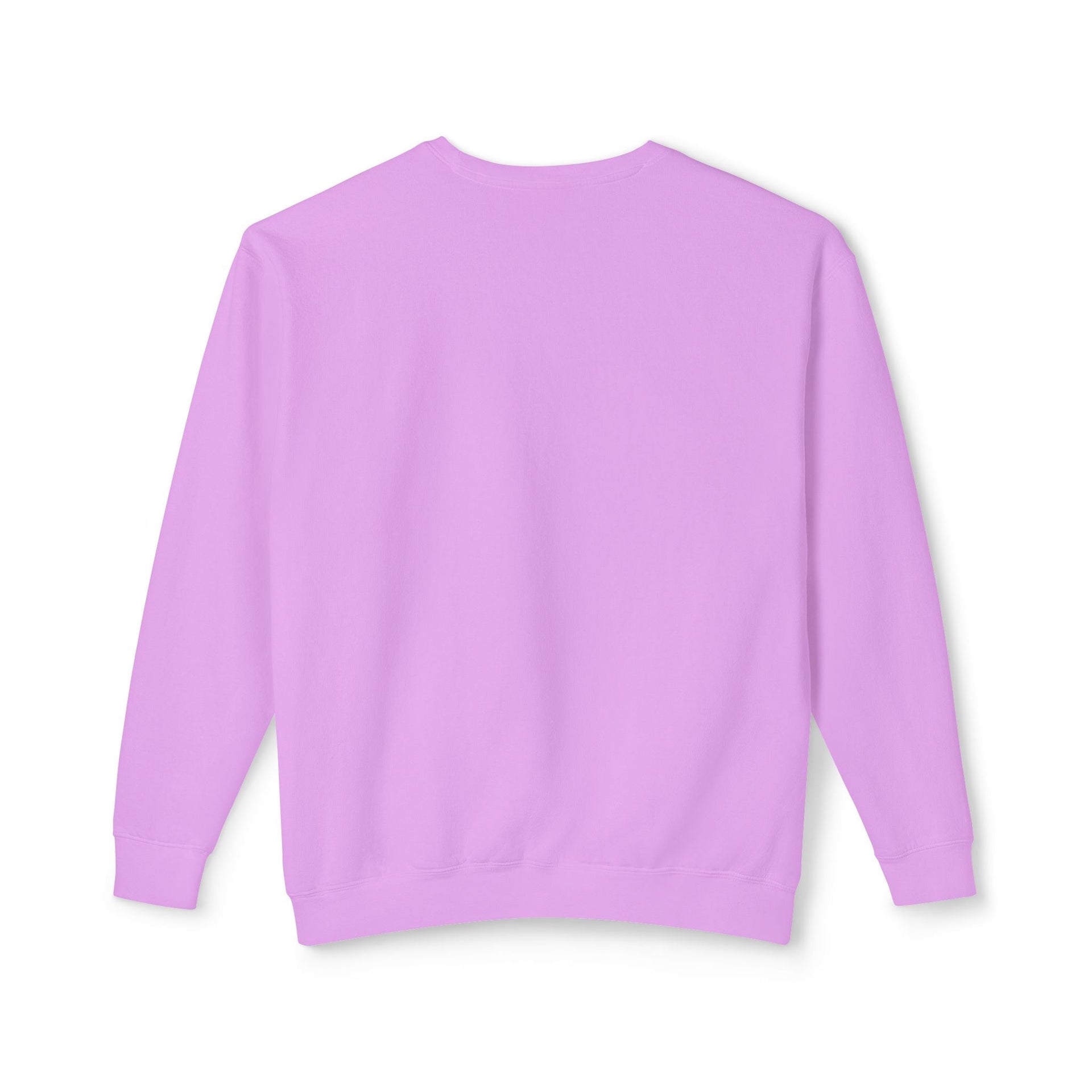 Unisex Lightweight Crewneck Sweatshirt in Charcoal and Cream