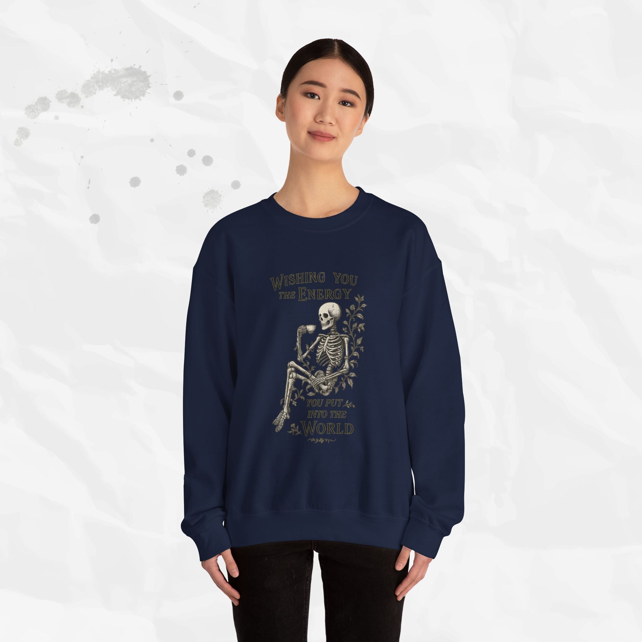 Wishing You the Energy Graphic Crewneck Sweatshirt - Image 19