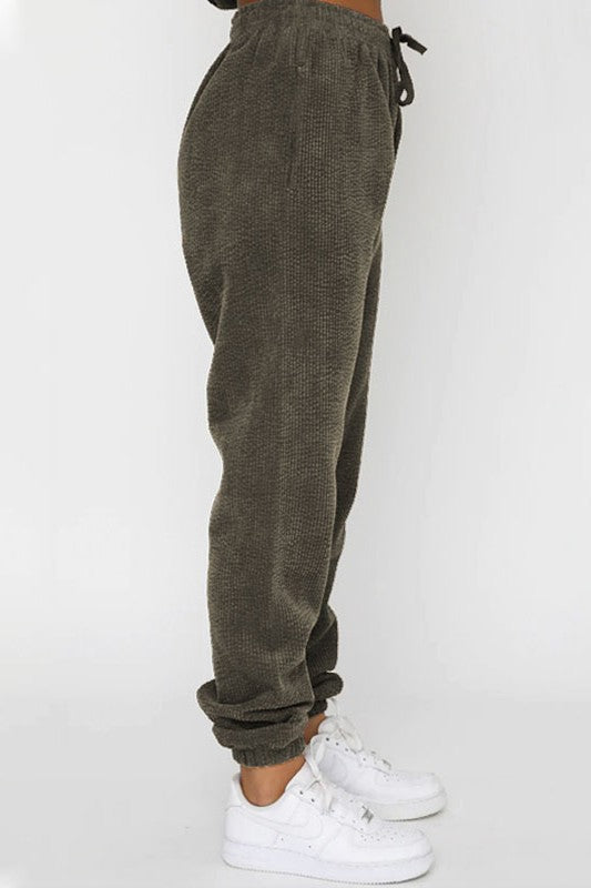 Women's Corduroy Western Two-Piece Set