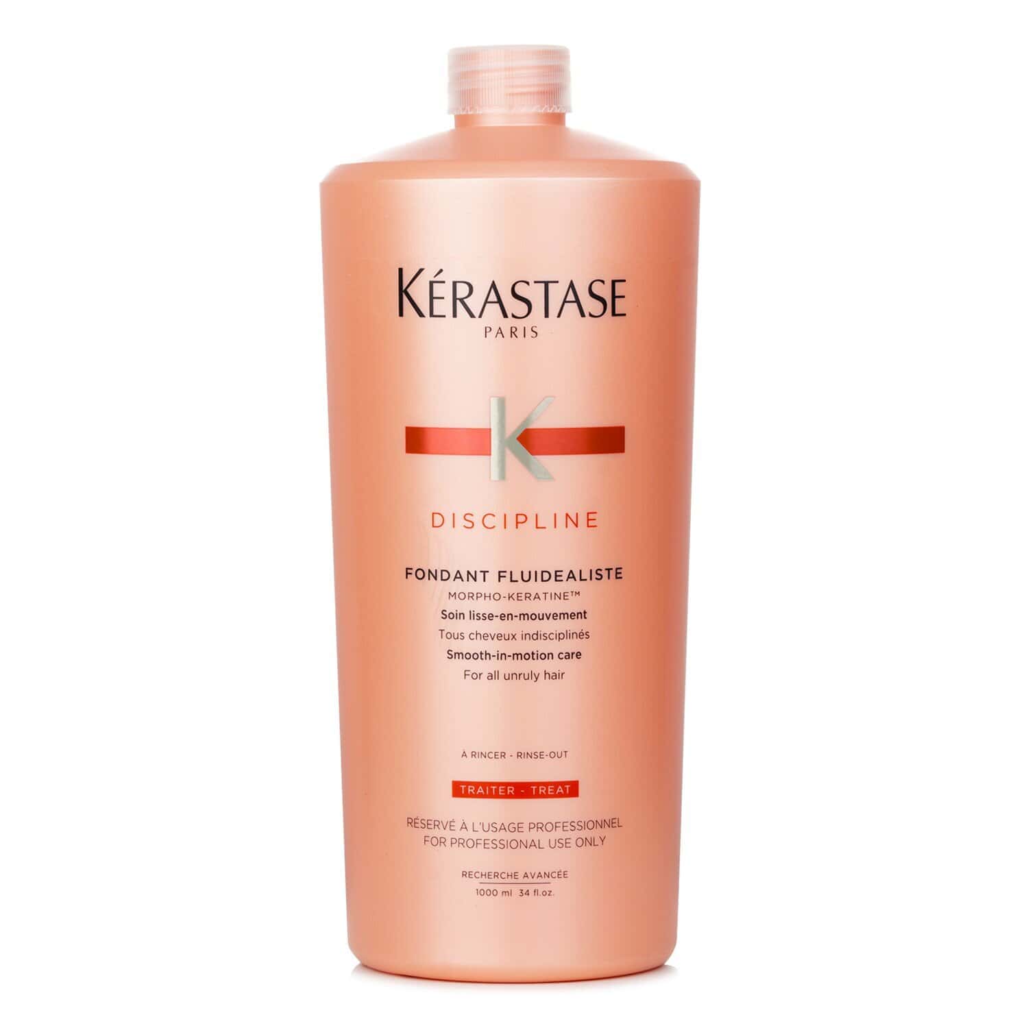 Kérastase Discipline Fondant Fluidealiste orange and white bottle for unruly hair