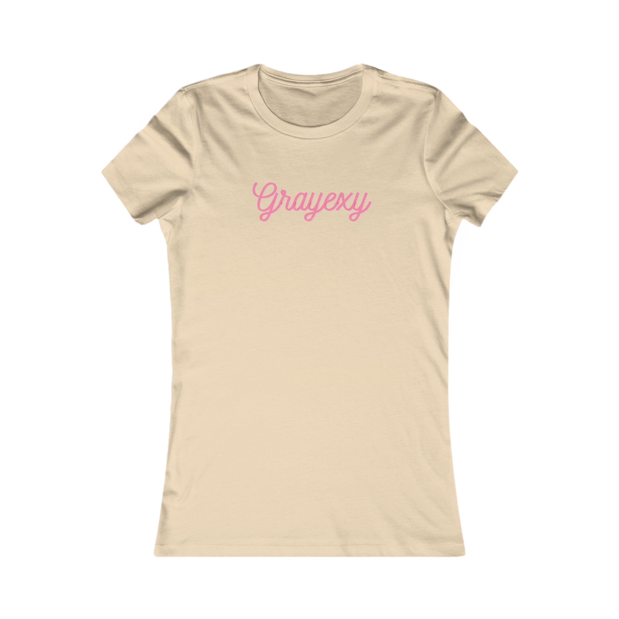 Women's Favorite Minimalist Cotton Tee in Dusty-Rose and Taupe