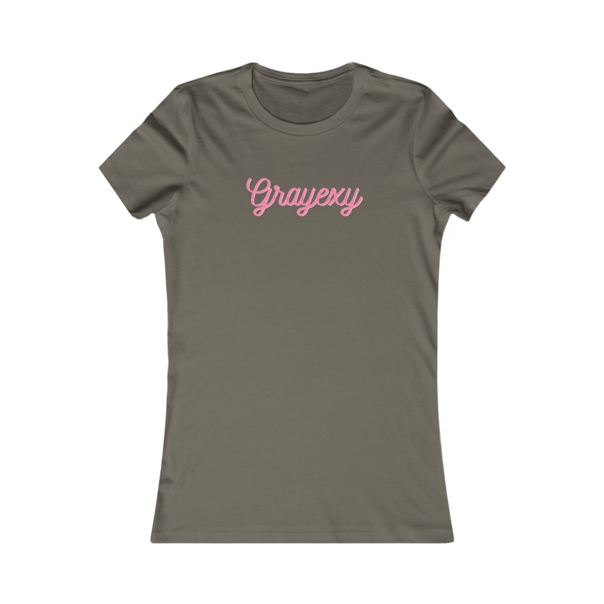 Women's Favorite Minimalist Cotton Tee in Dusty-Rose and Taupe