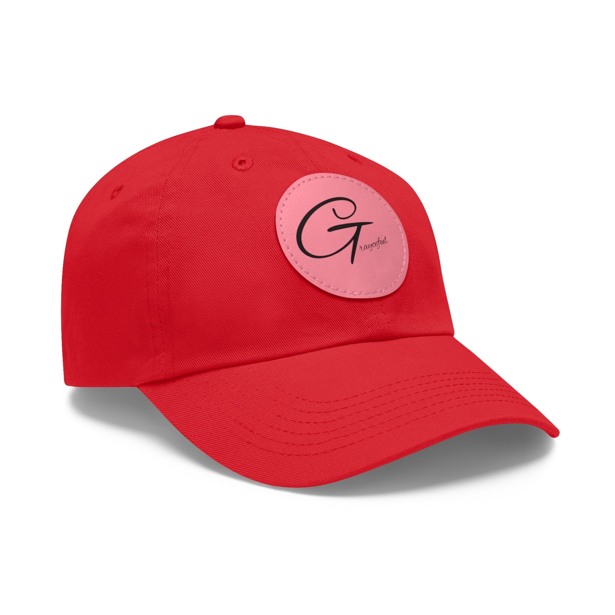 Unstructured Cotton Baseball Cap with Minimalist Leather Patch