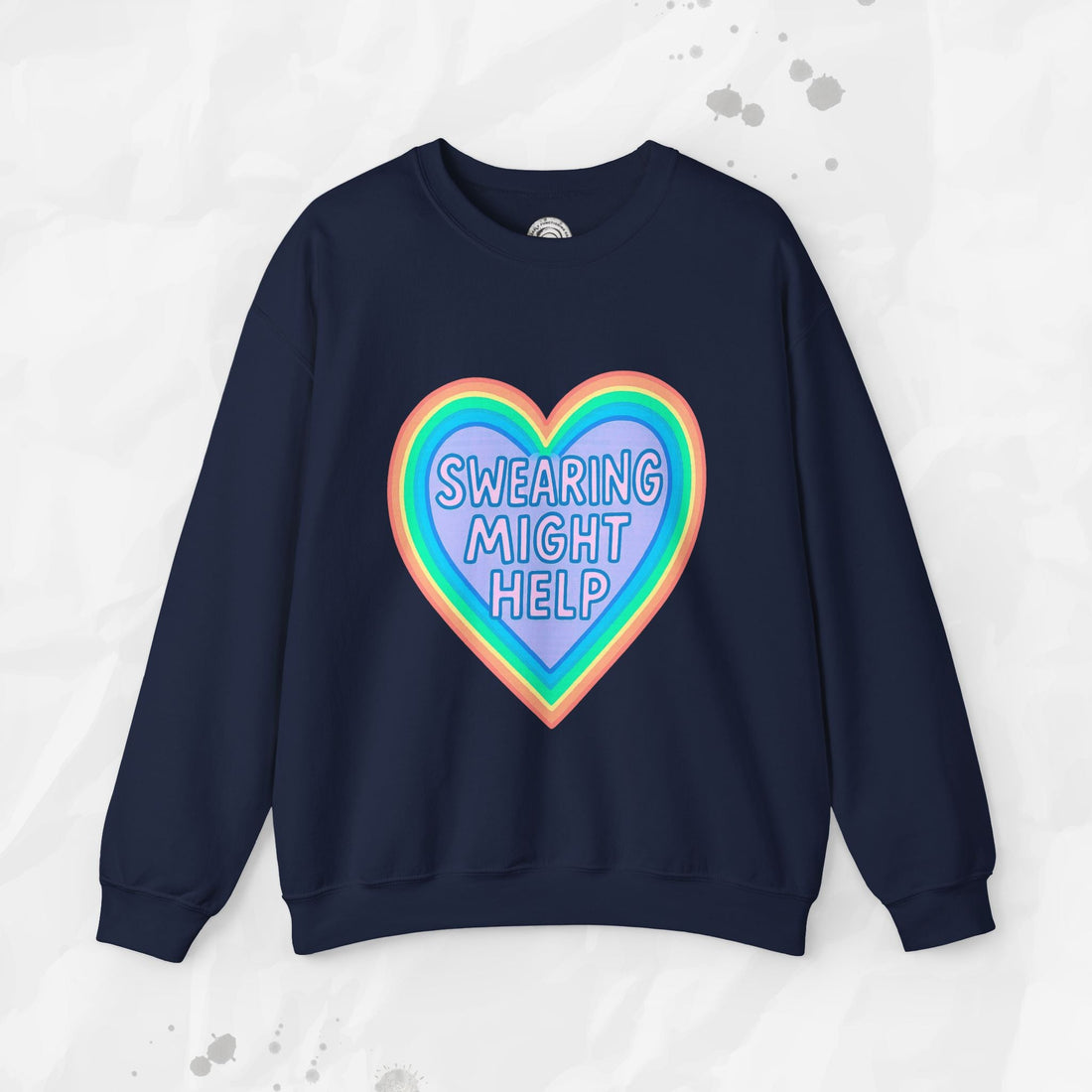Swearing Might Help – Crewneck Sweatshirt