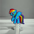RAINBOW PONY Straw Topper