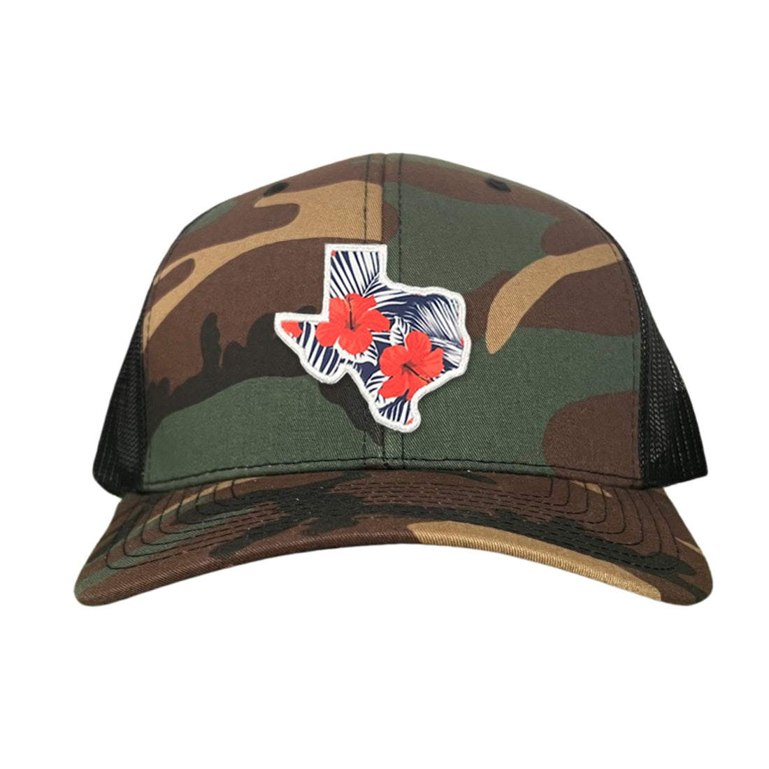 Texas Floral Print Unisex Hat - Casual Polyester Sporty Cap