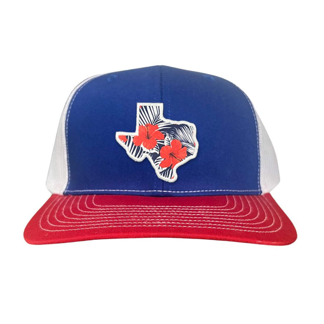 Texas Floral Print Unisex Hat - Casual Polyester Sporty Cap