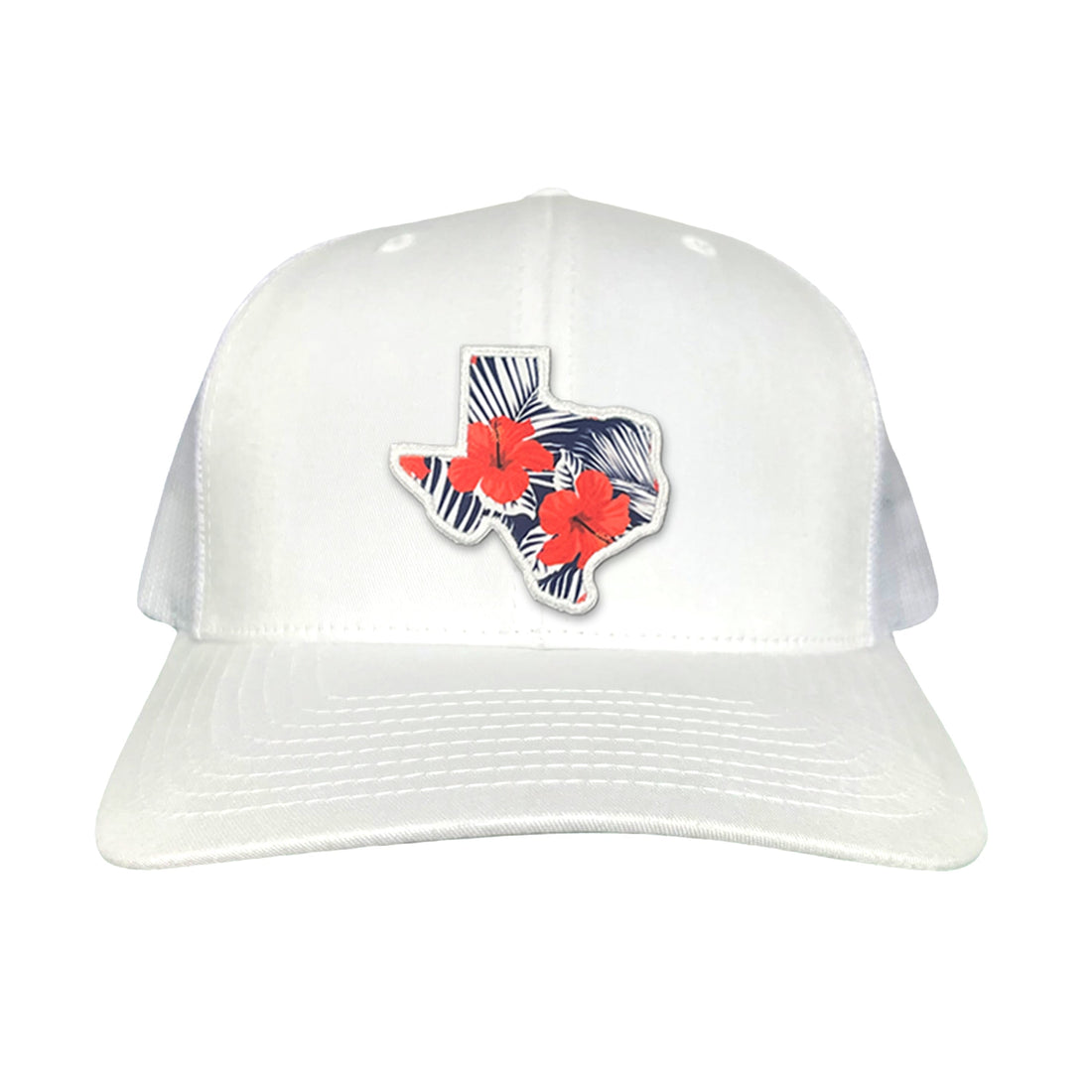 Texas Floral Print Unisex Hat - Casual Polyester Sporty Cap