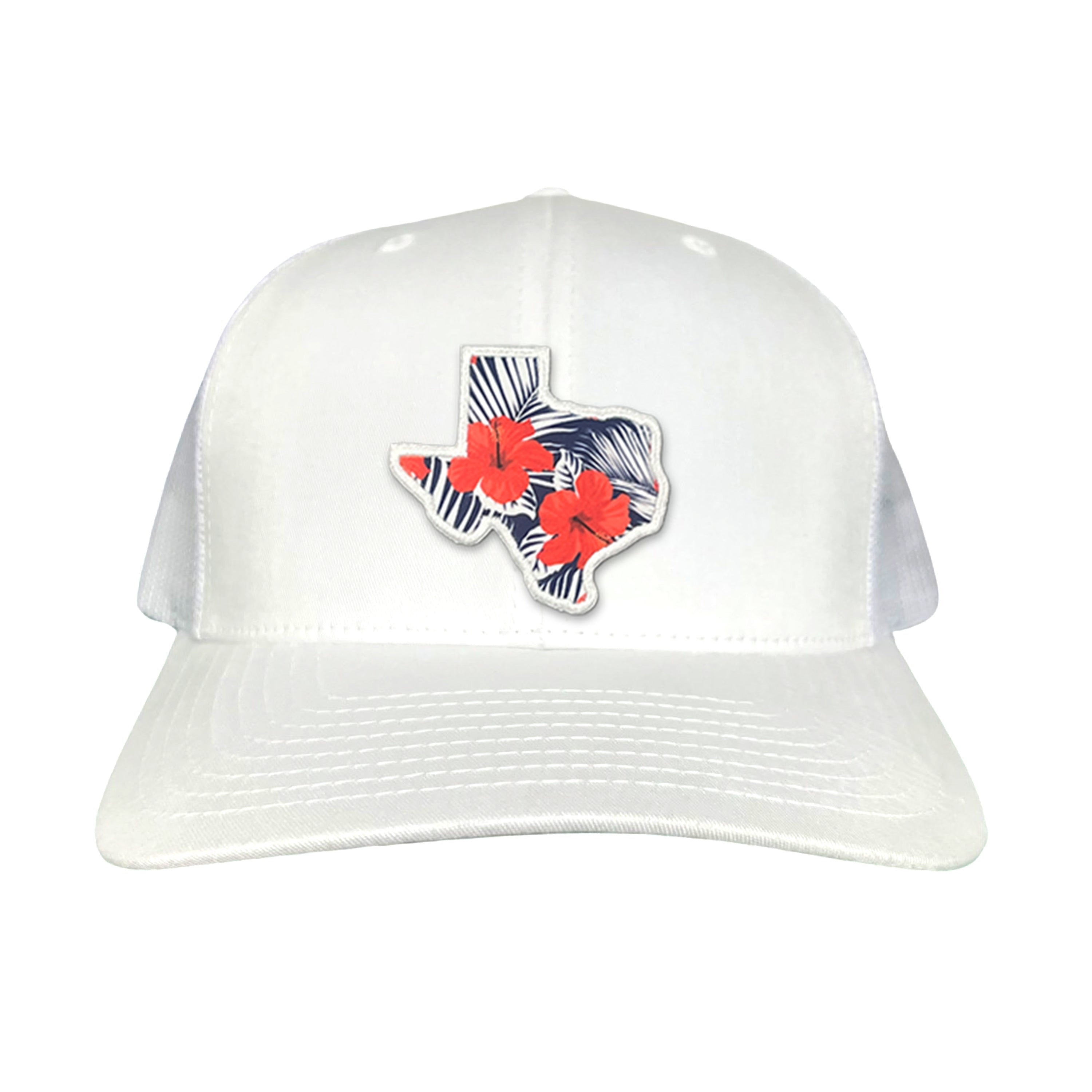 Texas Floral Print Unisex Hat - Casual Polyester Sporty Cap