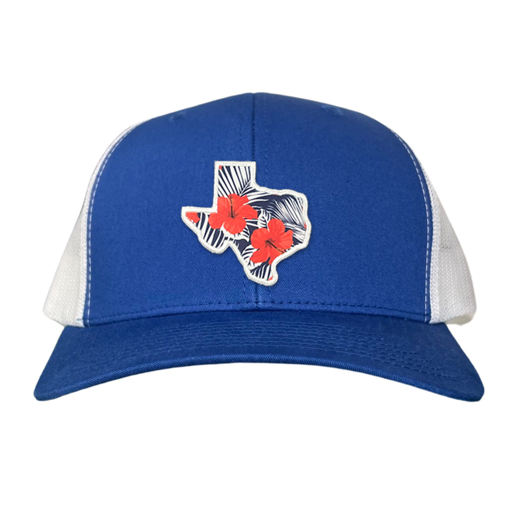 Texas Floral Print Unisex Hat - Casual Polyester Sporty Cap