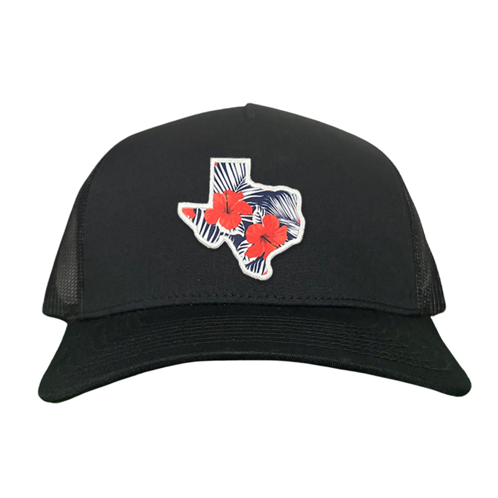 Texas Floral Print Unisex Hat - Casual Polyester Sporty Cap