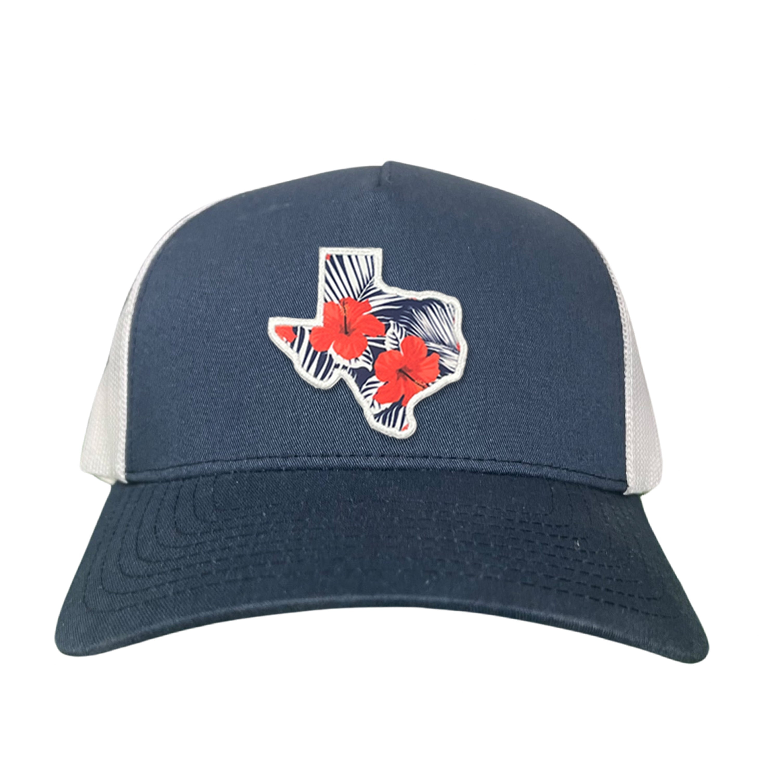 Texas Floral Print Unisex Hat - Casual Polyester Sporty Cap
