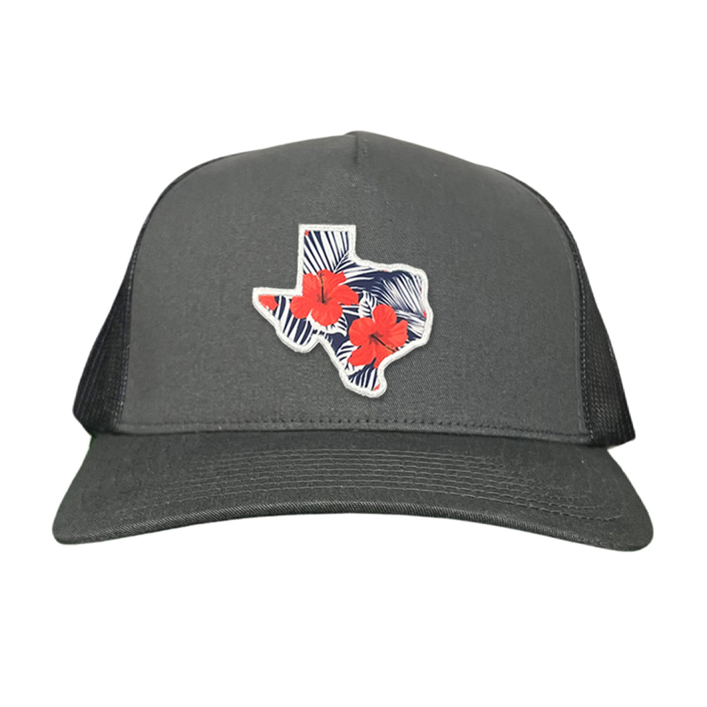 Texas Floral Print Unisex Hat - Casual Polyester Sporty Cap
