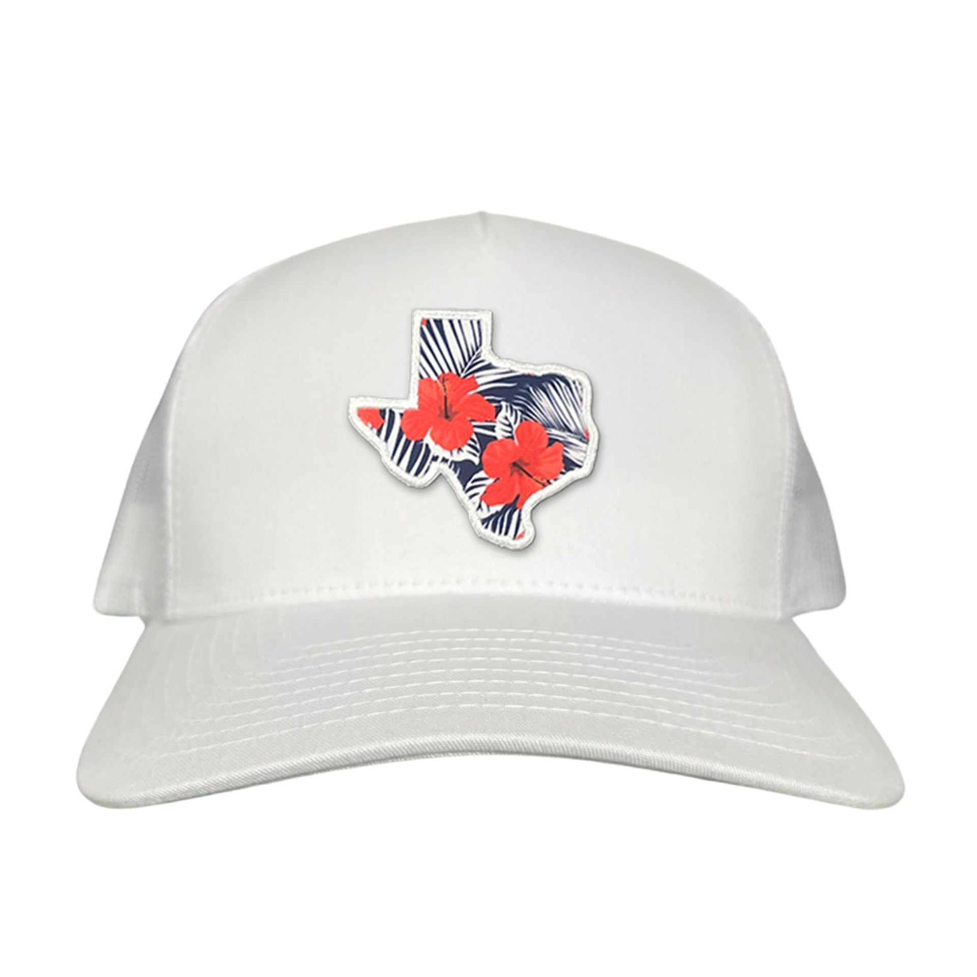 Texas Floral Print Unisex Hat - Casual Polyester Sporty Cap