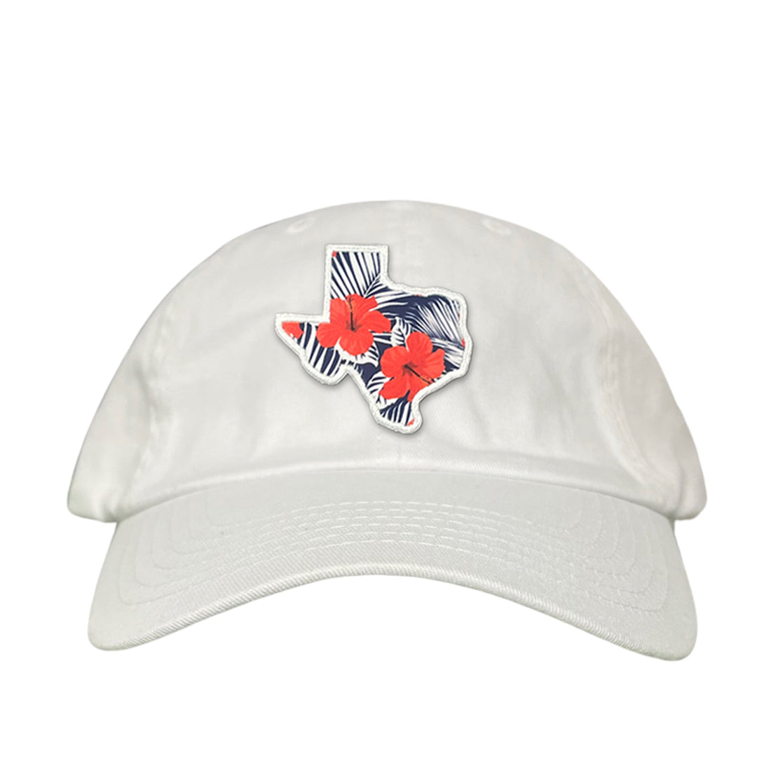 Texas Floral Print Unisex Hat - Casual Polyester Sporty Cap