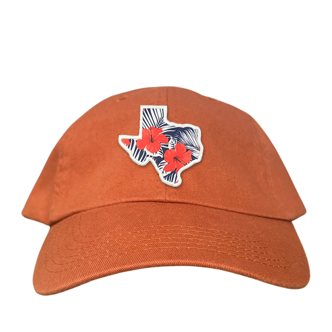 Texas Floral Print Unisex Hat - Casual Polyester Sporty Cap