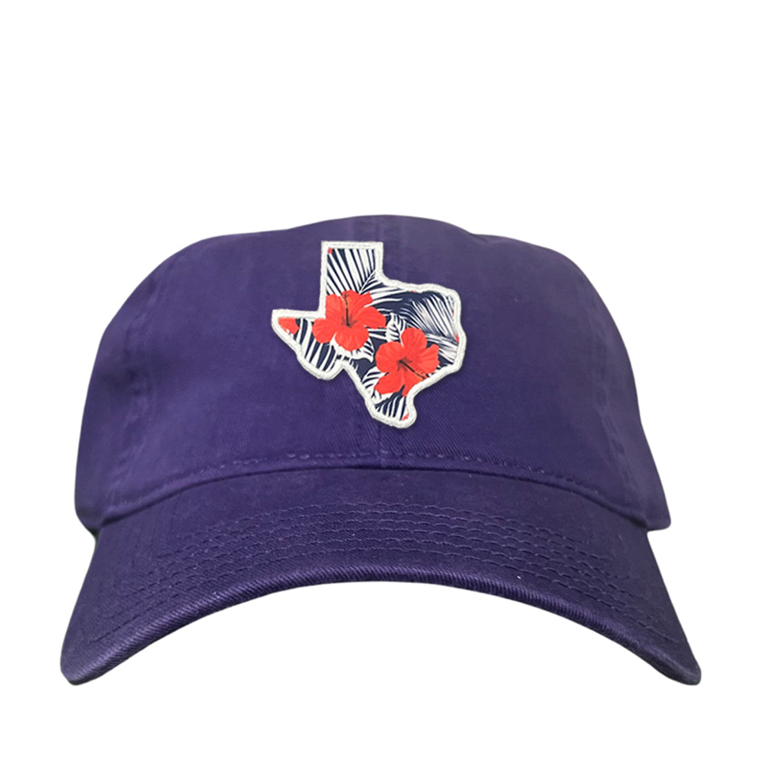 Texas Floral Print Unisex Hat - Casual Polyester Sporty Cap