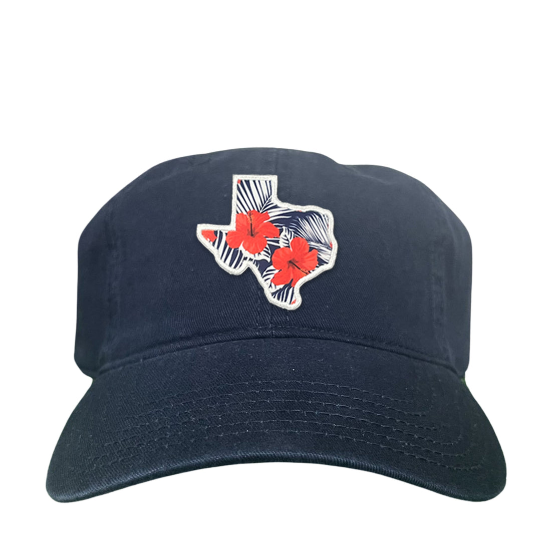 Texas Floral Print Unisex Hat - Casual Polyester Sporty Cap