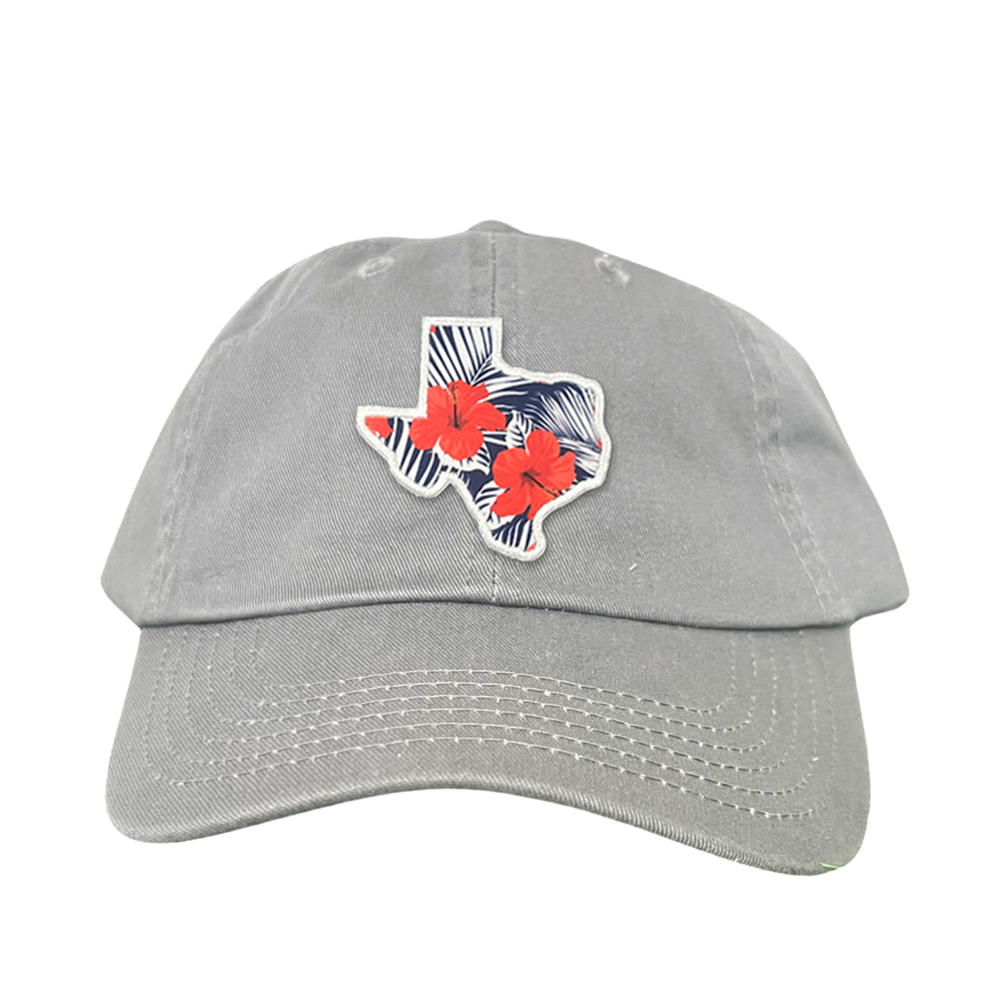 Texas Floral Print Unisex Hat - Casual Polyester Sporty Cap