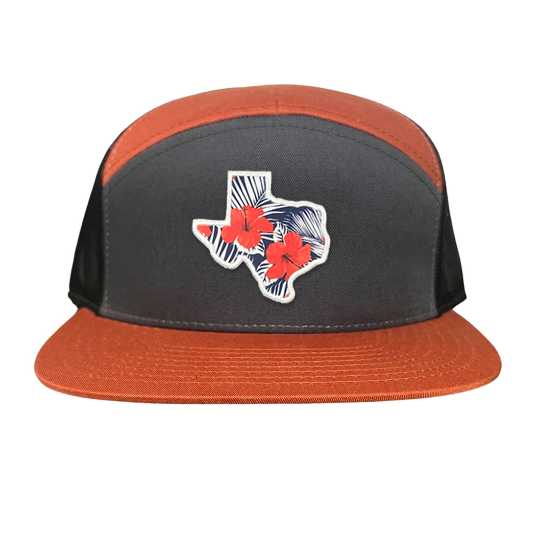Texas Floral Print Unisex Hat - Casual Polyester Sporty Cap