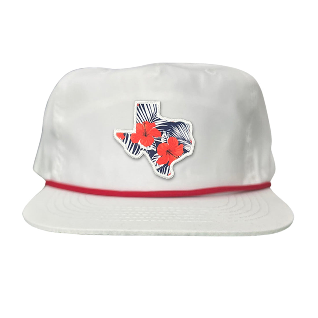 Texas Floral Print Unisex Hat - Casual Polyester Sporty Cap