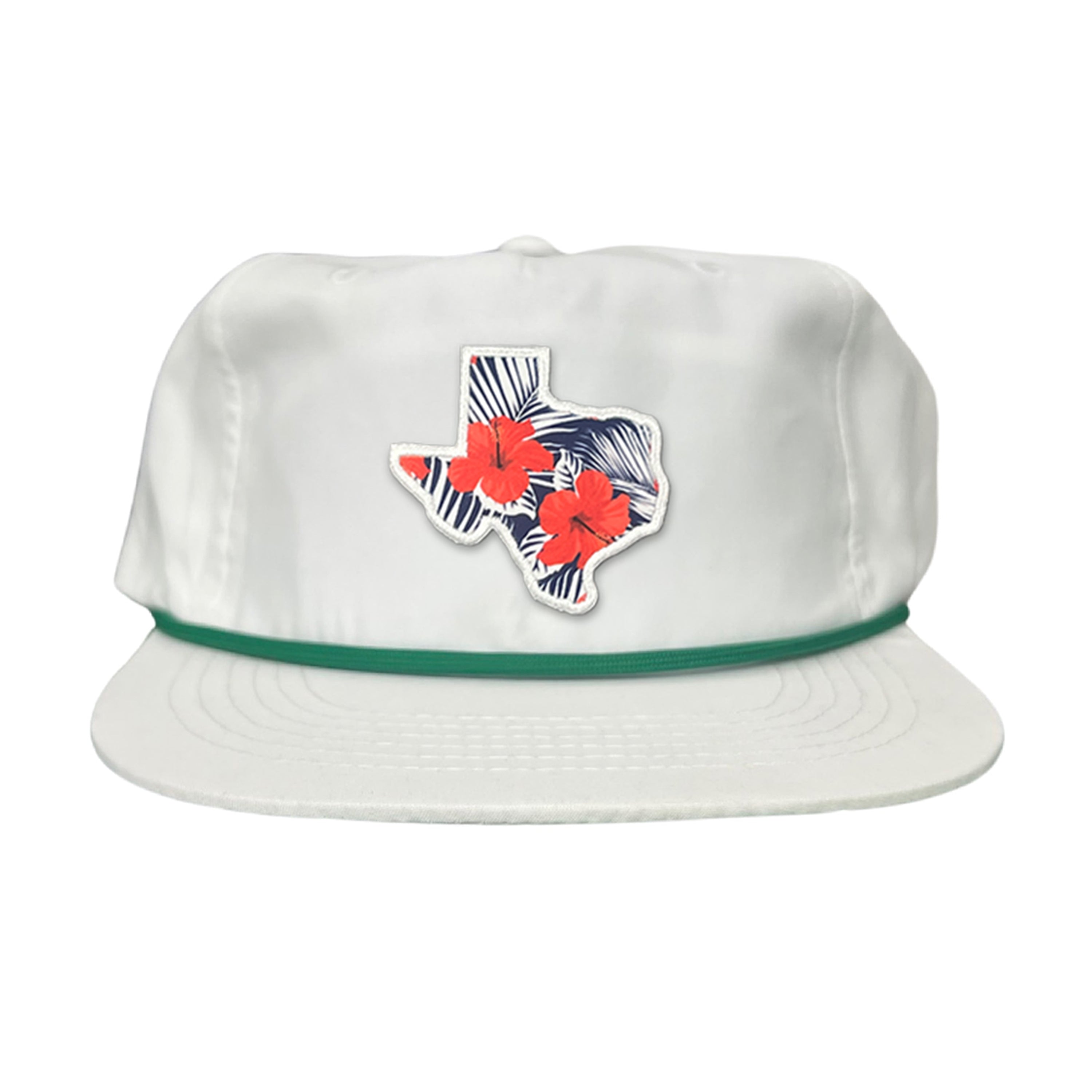 Texas Floral Print Unisex Hat - Casual Polyester Sporty Cap