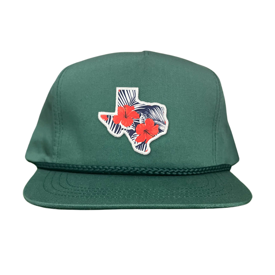 Texas Floral Print Unisex Hat - Casual Polyester Sporty Cap
