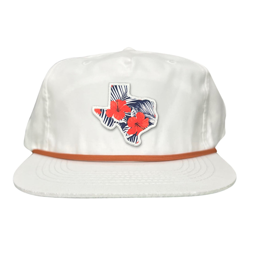 Texas Floral Print Unisex Hat - Casual Polyester Sporty Cap