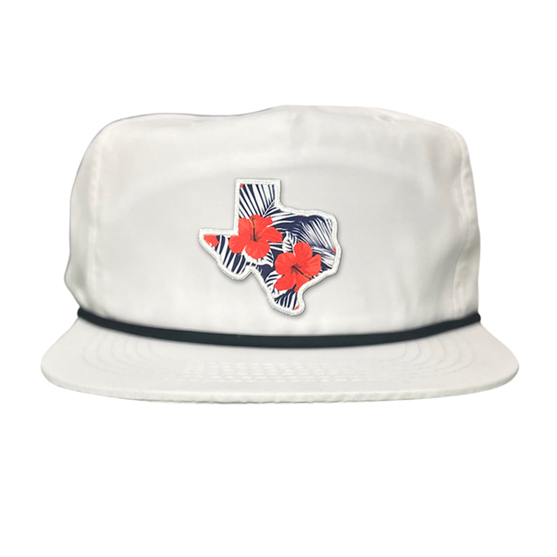 Texas Floral Print Unisex Hat - Casual Polyester Sporty Cap