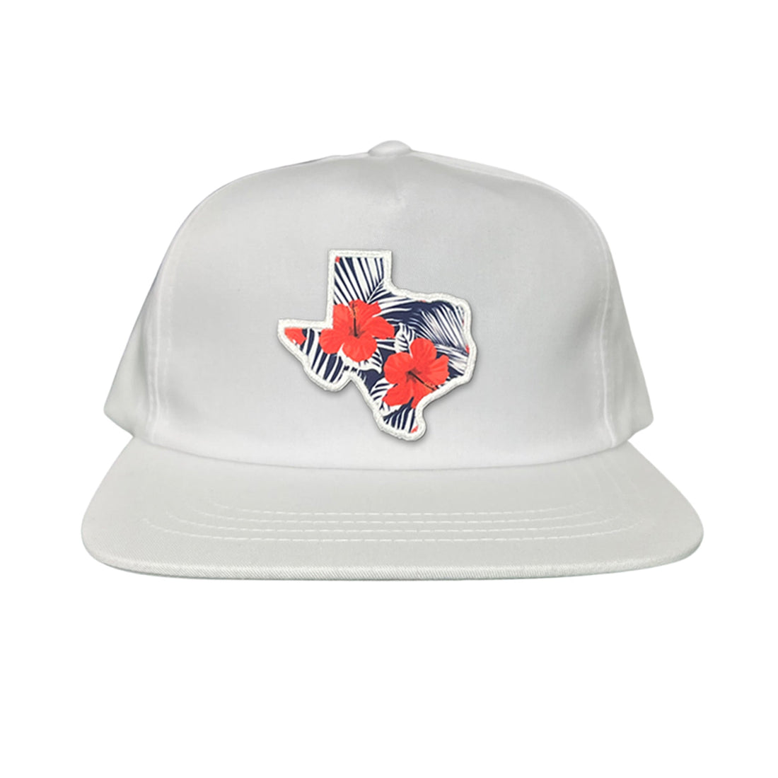 Texas Floral Print Unisex Hat - Casual Polyester Sporty Cap