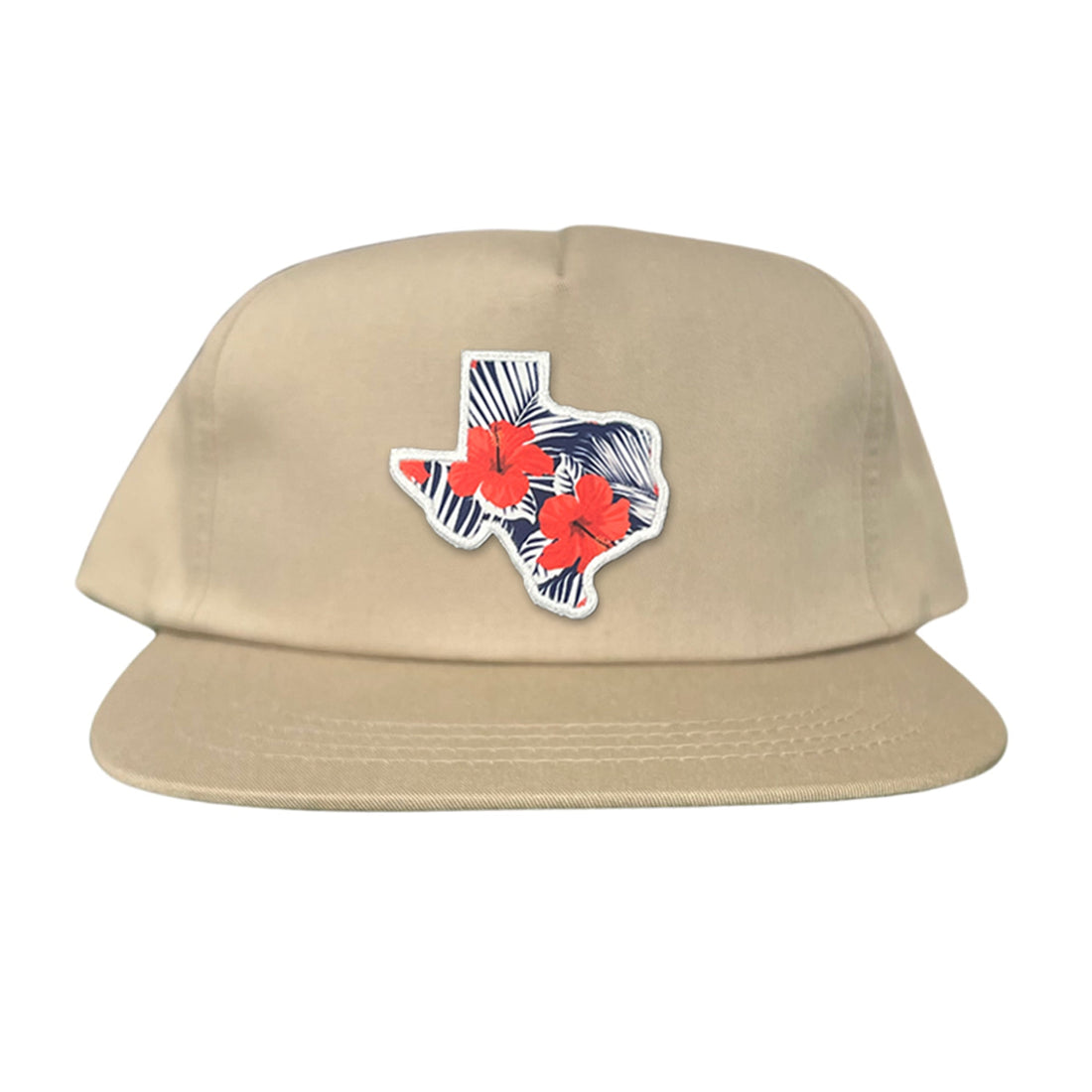 Texas Floral Print Unisex Hat - Casual Polyester Sporty Cap