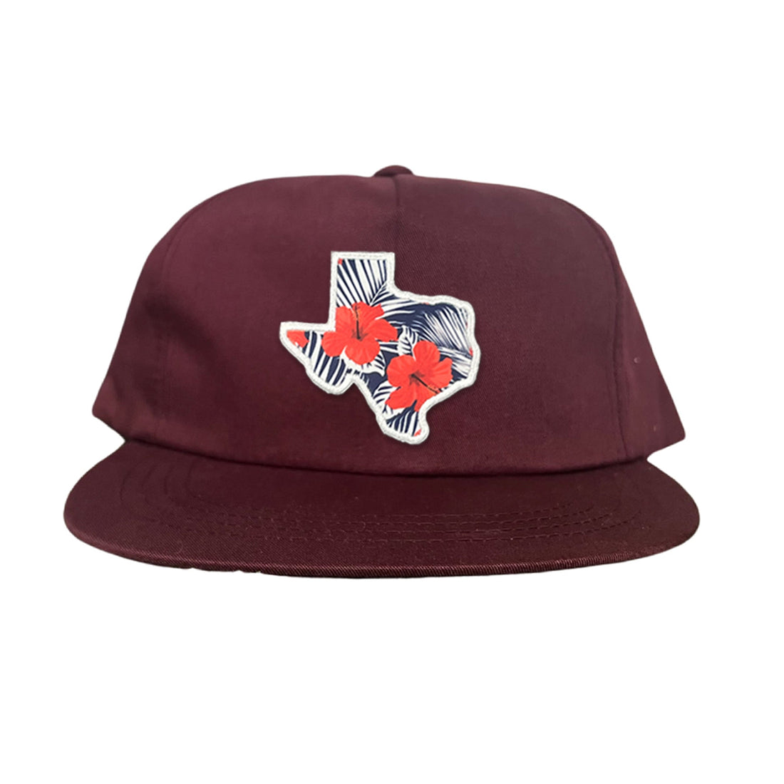 Texas Floral Print Unisex Hat - Casual Polyester Sporty Cap