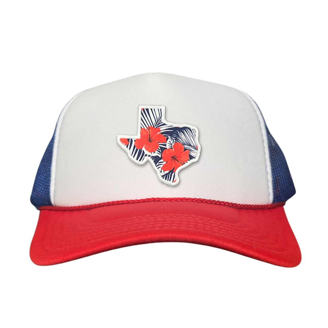 Texas Floral Print Unisex Hat - Casual Polyester Sporty Cap
