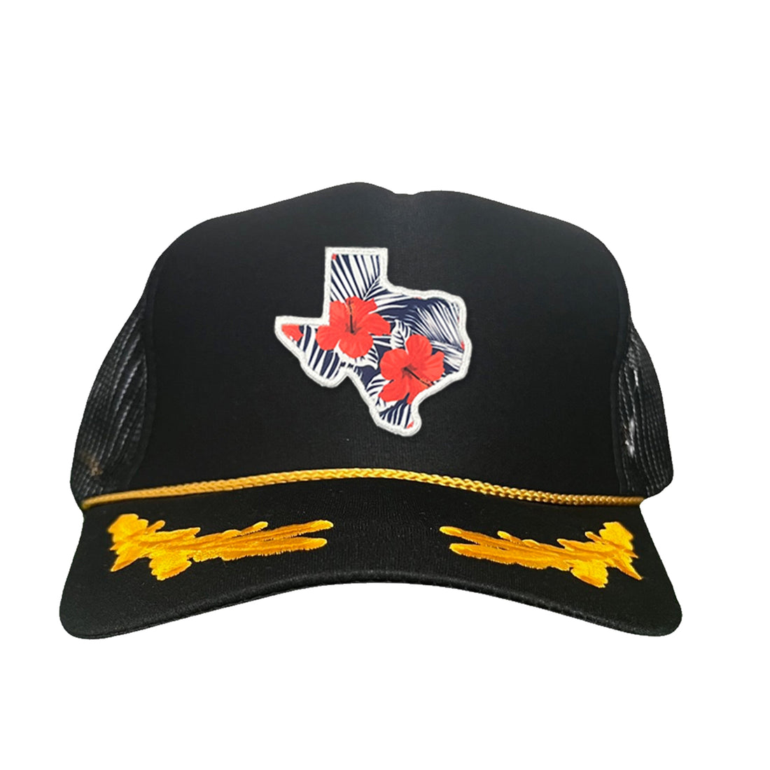 Texas Floral Print Unisex Hat - Casual Polyester Sporty Cap