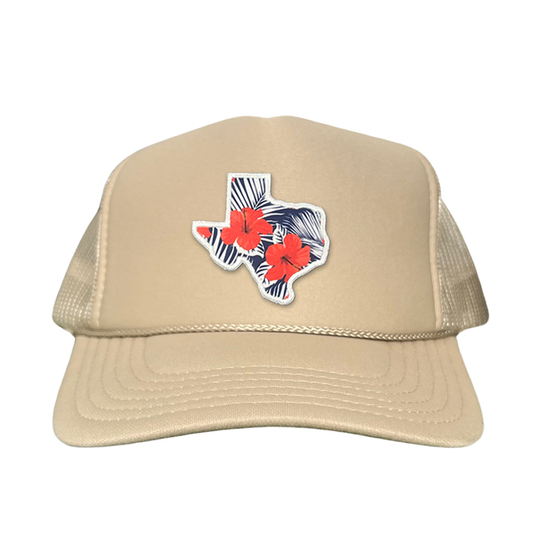 Texas Floral Print Unisex Hat - Casual Polyester Sporty Cap