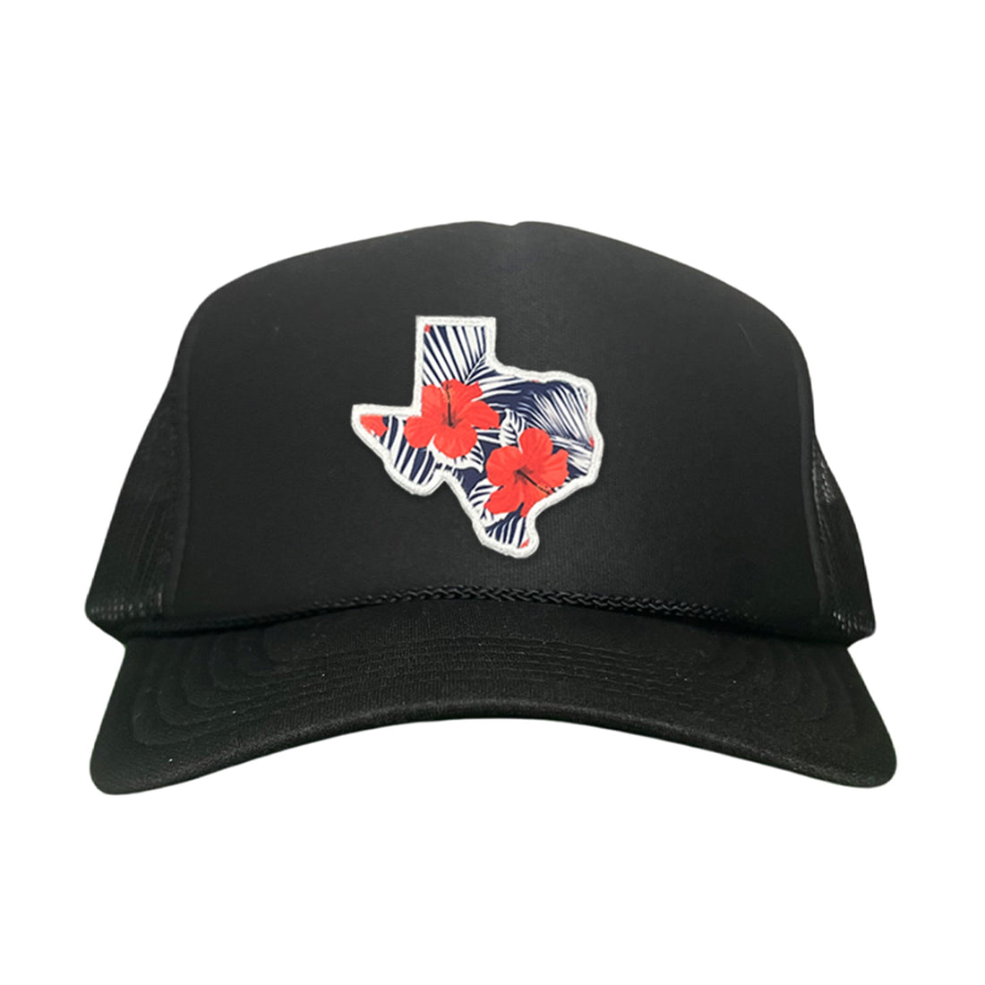 Texas Floral Print Unisex Hat - Casual Polyester Sporty Cap