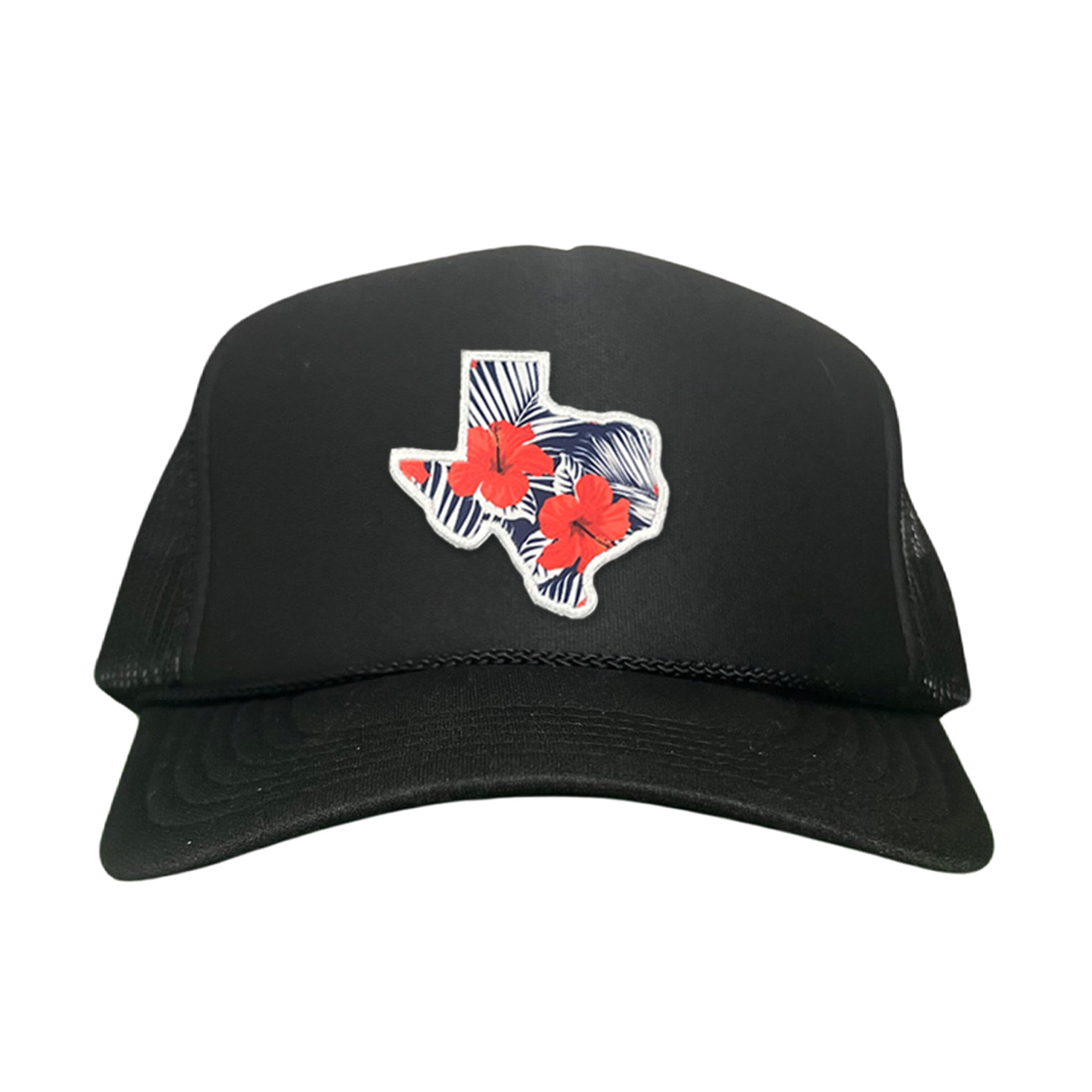Texas Floral Print Unisex Hat - Casual Polyester Sporty Cap