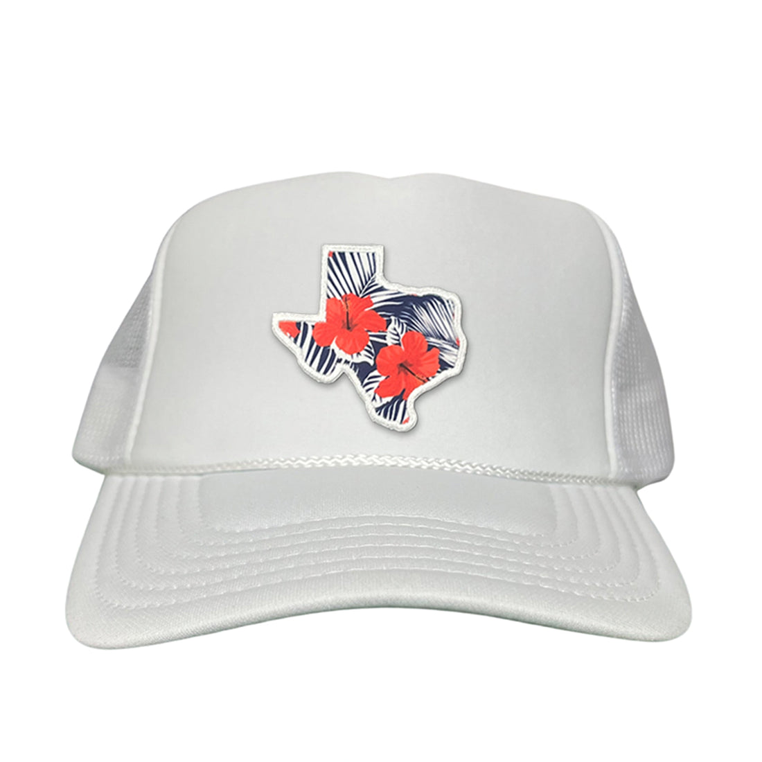 Texas Floral Print Unisex Hat - Casual Polyester Sporty Cap