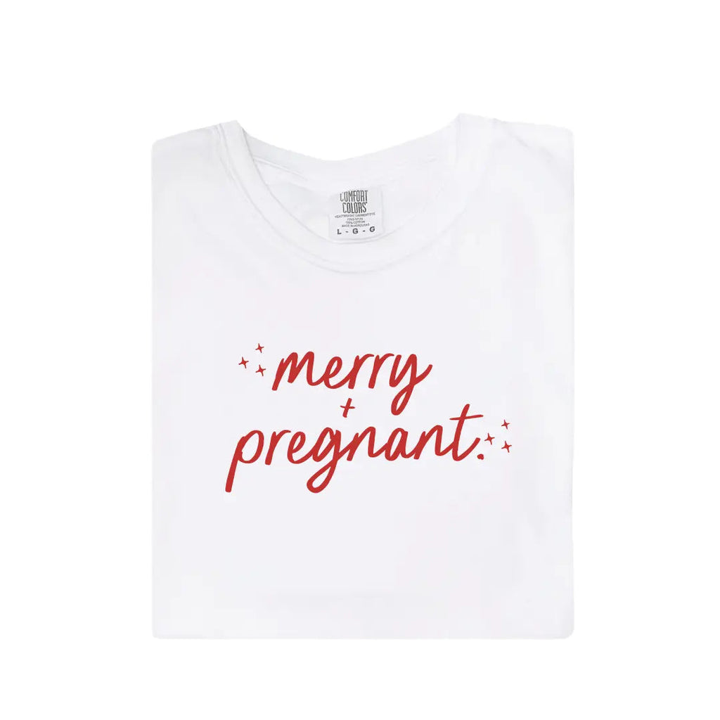 Merry + Pregnant Tee
