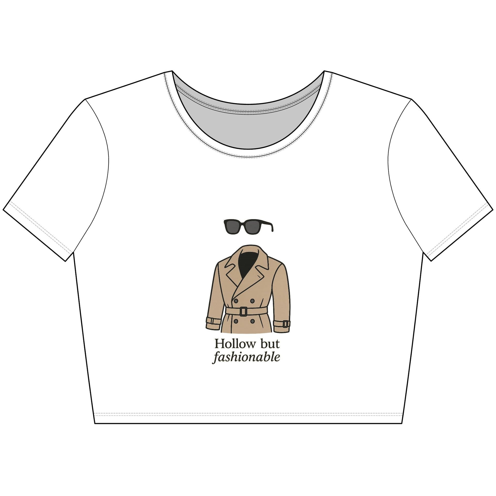 Hollow but Fashionable - Crop Top