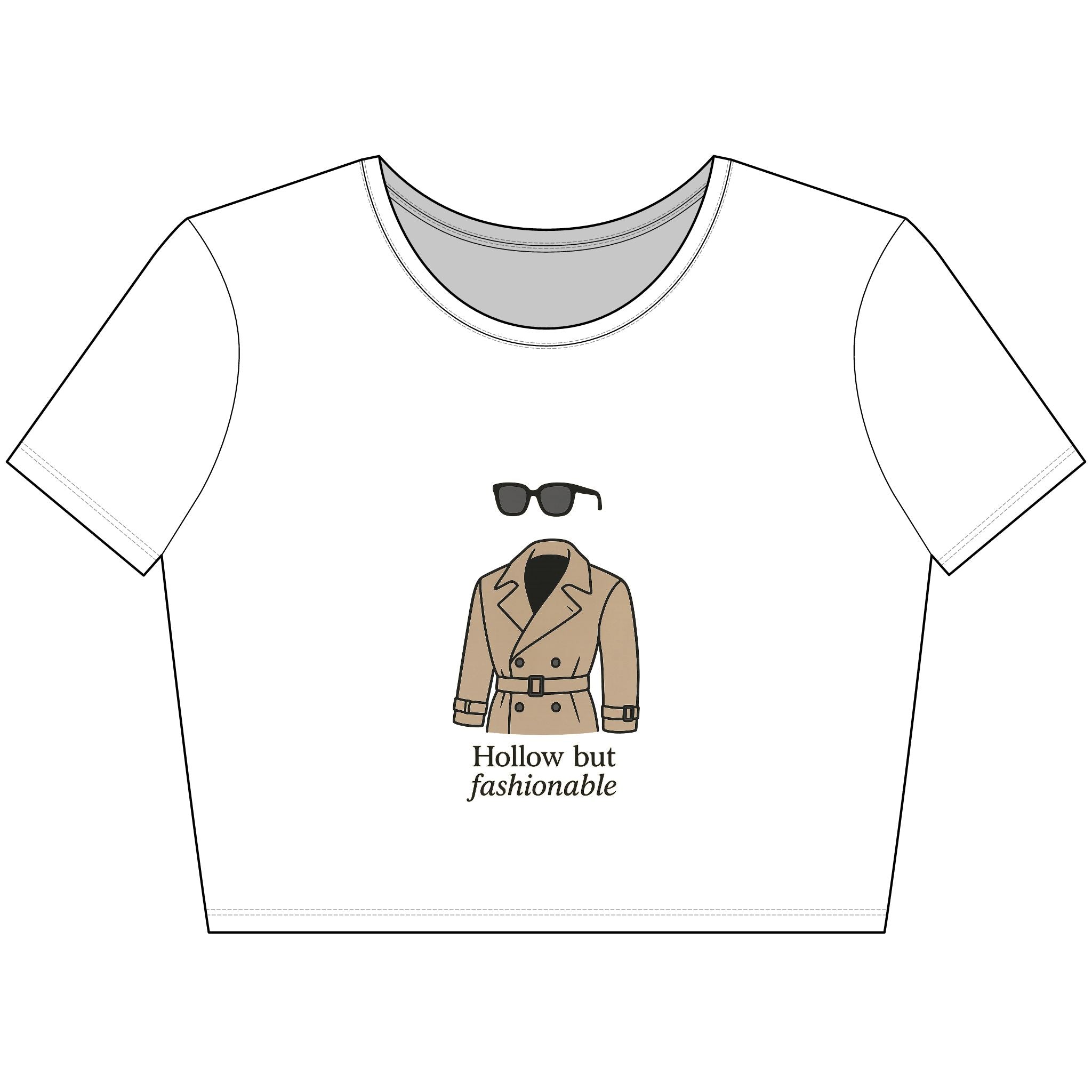 Hollow but Fashionable - Crop Top