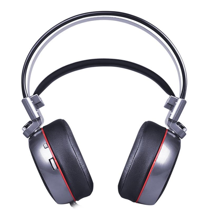 Gaming PC Headphones with 7.1 Surround Sound and LED Lights