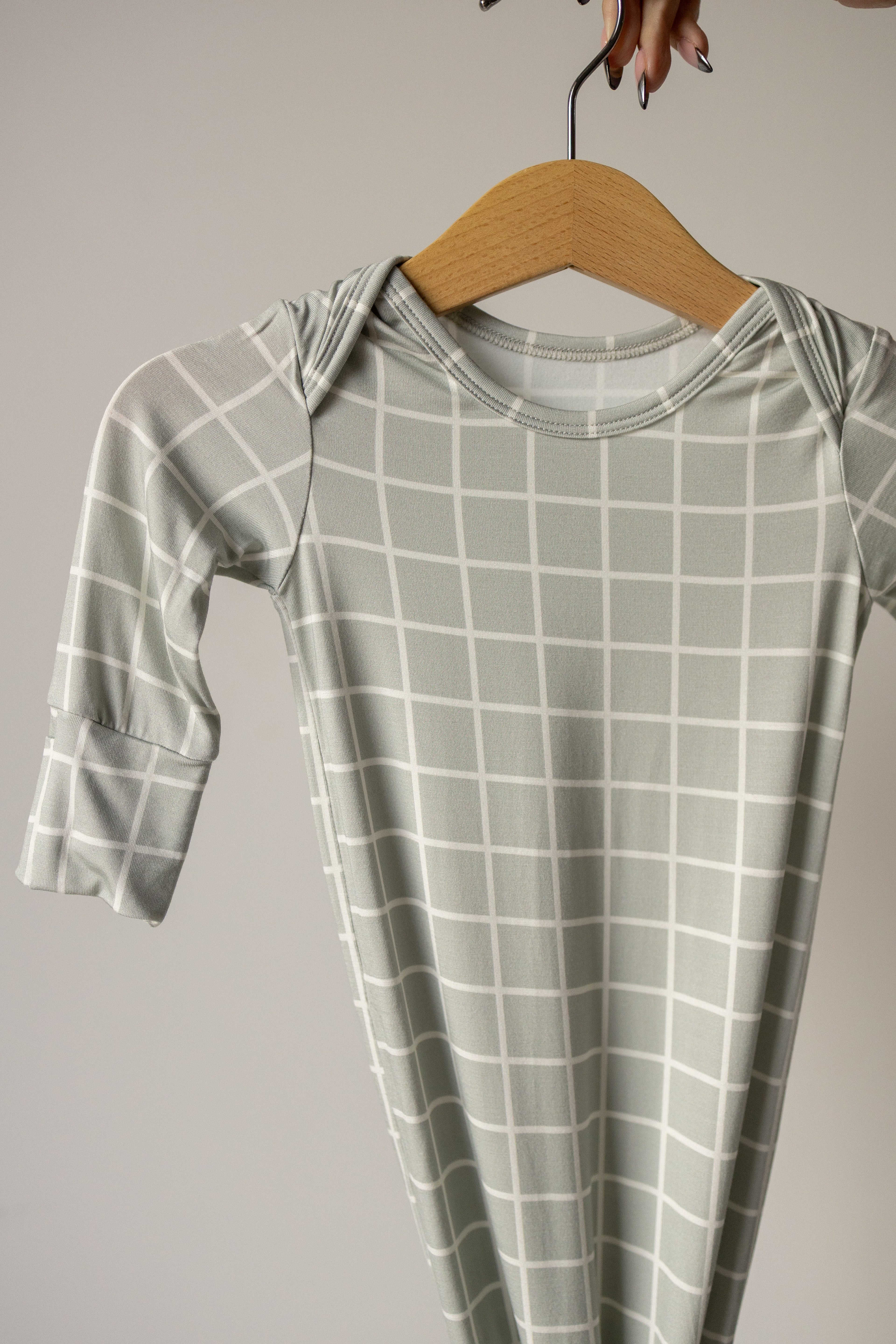 Bamboo Knotted Gown | Foggy Grid