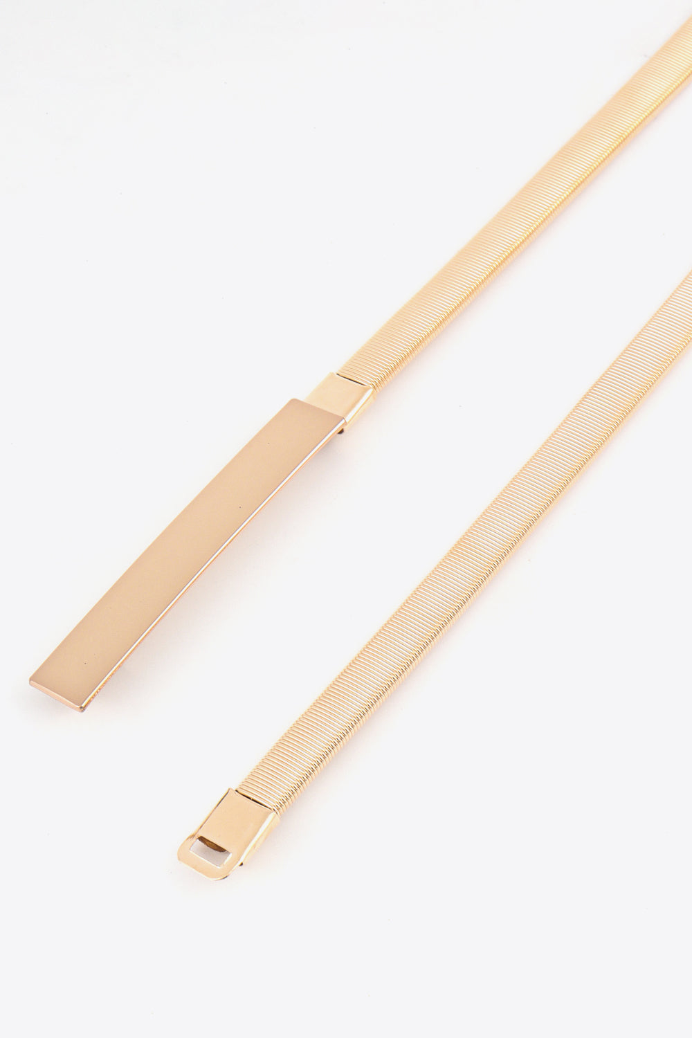 Elastic Iron Skinny Belt | Modern Buckle Design