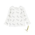 The Printed Long Sleeve Tee - Celia