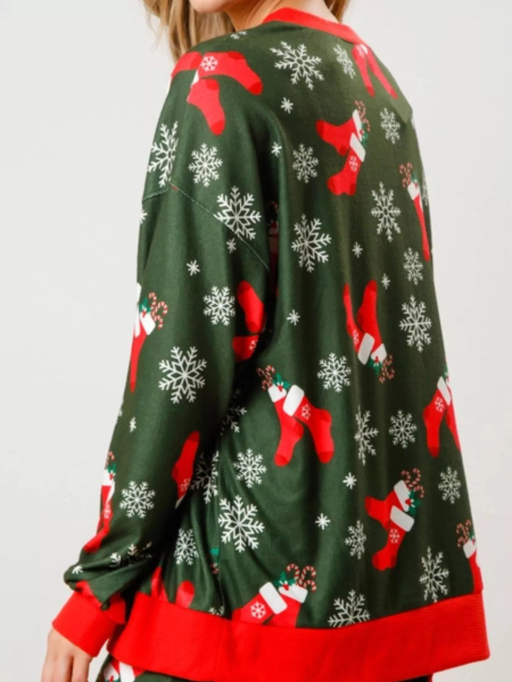 Christmas Long Sleeve Top and Pants Lounge Set